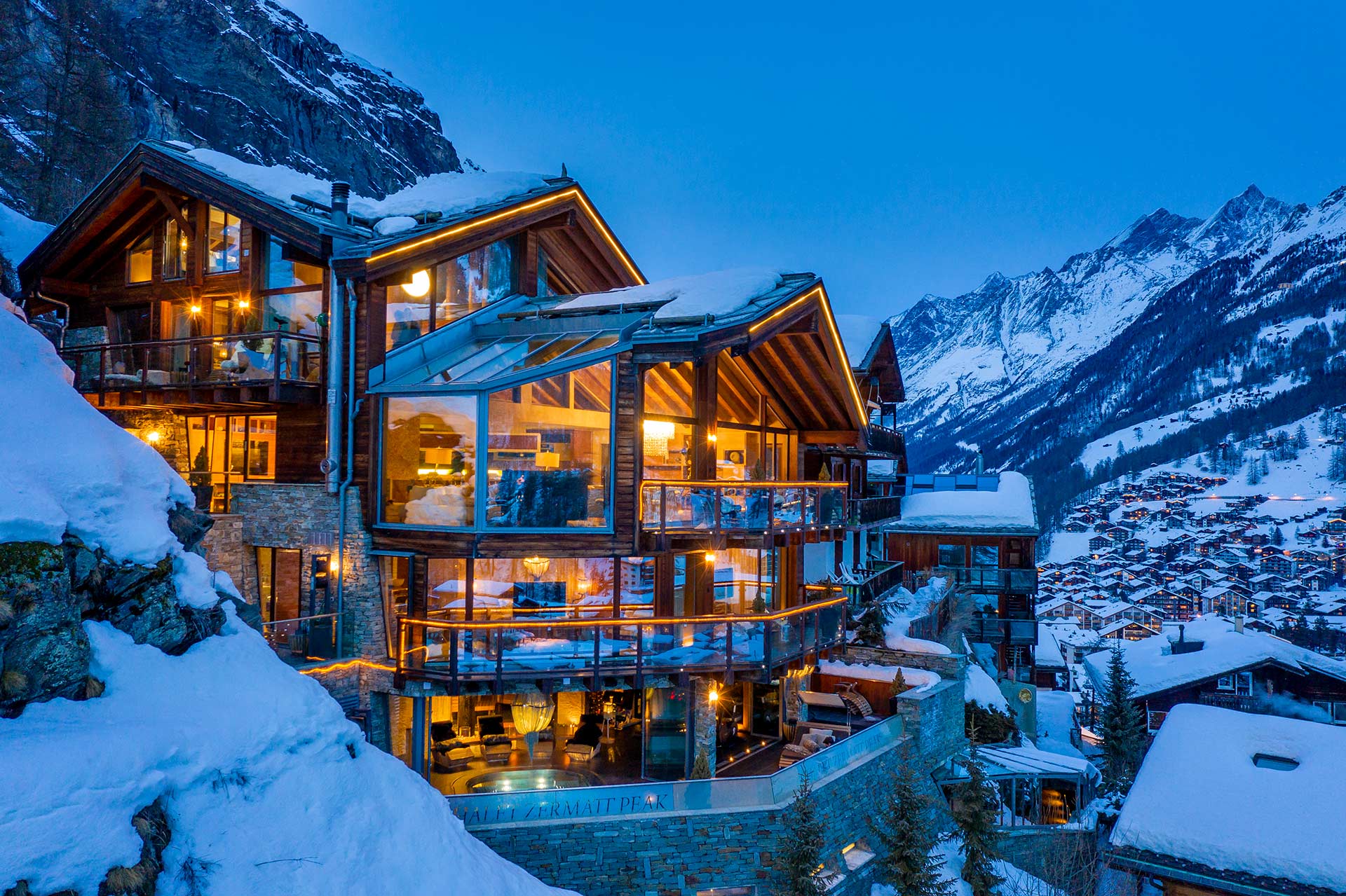 Chalet Zermatt Peak Is An Exclusive Private Luxury Chalet In 